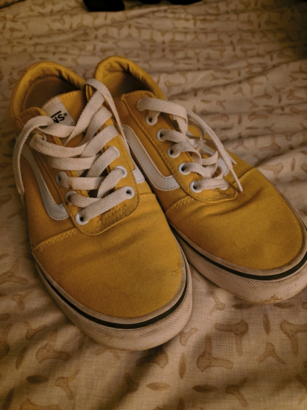 Vans Old Skool Yellow Canvas Sneakers